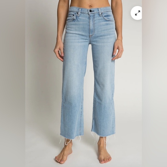 ASKK NY Crop Wide Leg Jeans - Zuma Wash - Size 27 - Picture 1 of 12